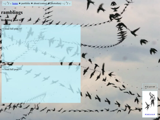 blog screenshot