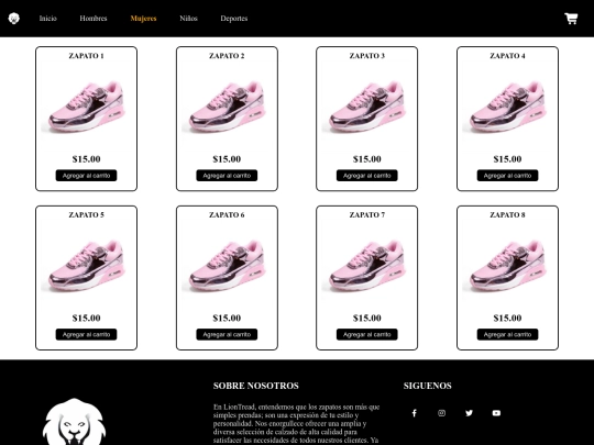 proyecto/archivoshtml/seccionmujeres screenshot