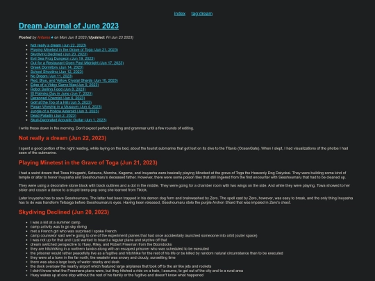 blog/dream-journal-2023-06 screenshot
