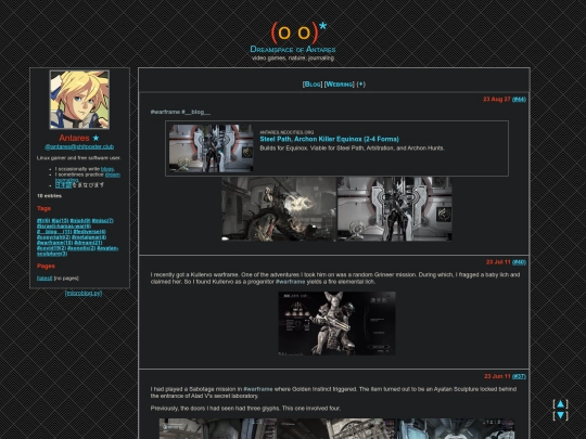 microblog/tags/warframe/latest screenshot