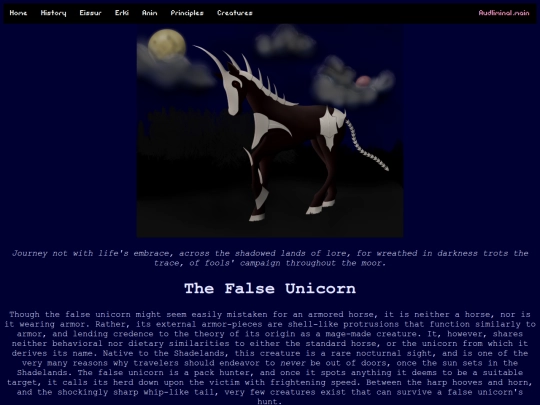 astrael/creatures/false-unicorn screenshot