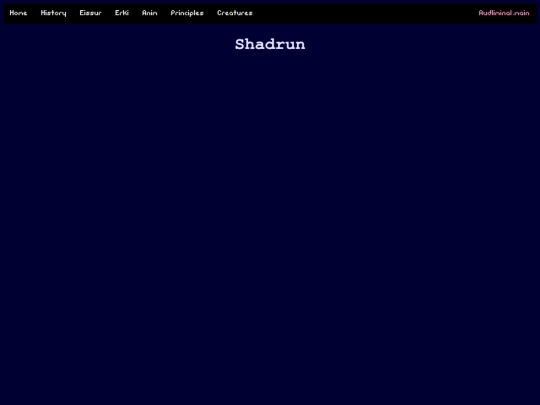 astrael/erki/shadrun screenshot