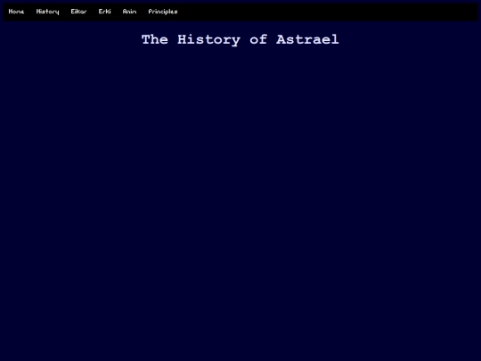 astrael/history screenshot
