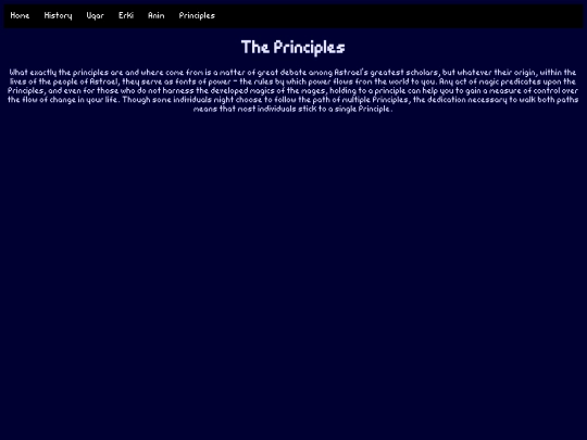 astrael/principles screenshot