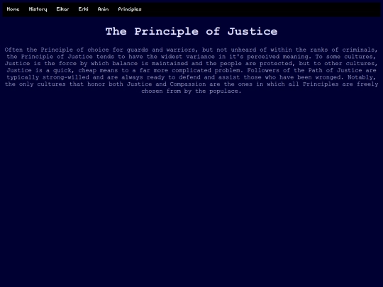 astrael/principles/justice screenshot