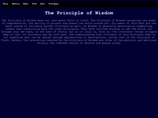 astrael/principles/wisdom screenshot