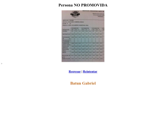 calificacion screenshot