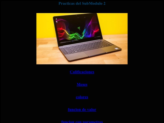 index screenshot