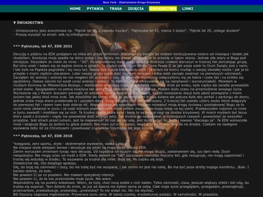 Świadectwa screenshot