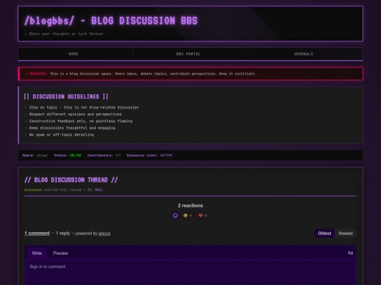 bbsforums/blogdiscuss screenshot
