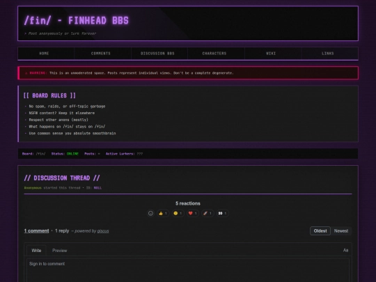 discussionbbs screenshot