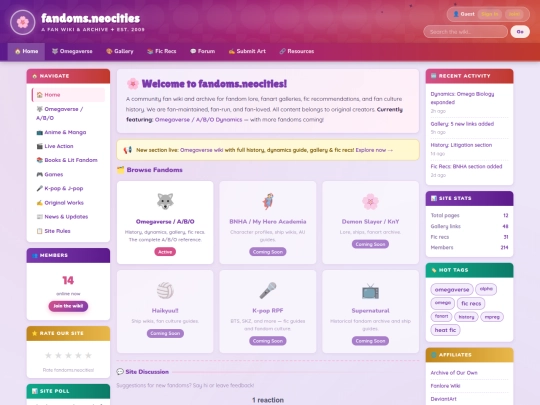 fanpages screenshot