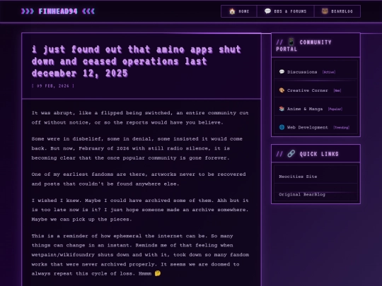 journals/amino-apps-shutdown screenshot