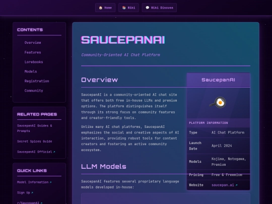 wiki/saucepanAI screenshot