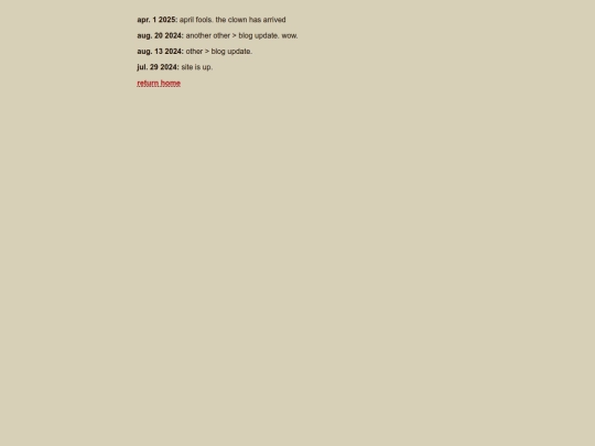log screenshot