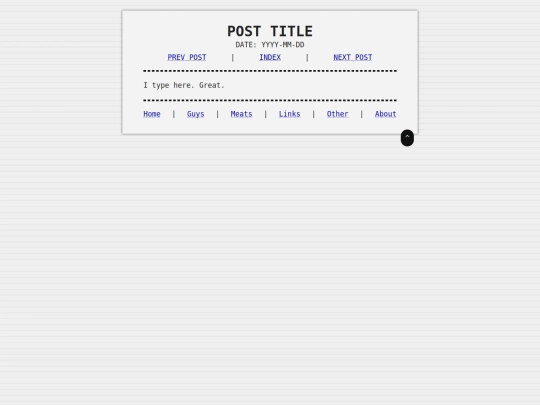 other/blog/template screenshot