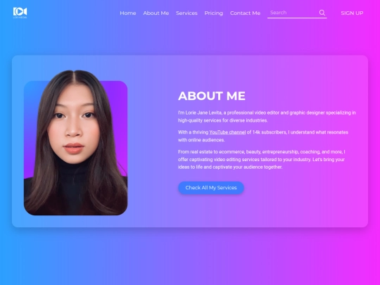 ABOUTME screenshot
