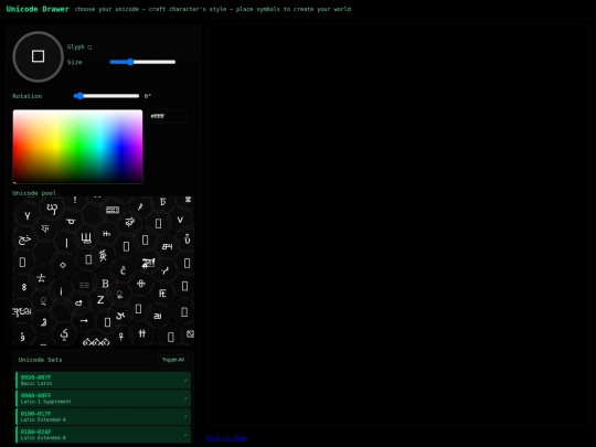 symbols screenshot