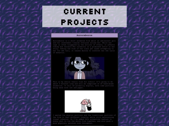 currentprojects screenshot