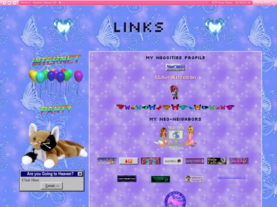 links screenshot
