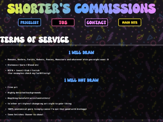 comm-tos screenshot