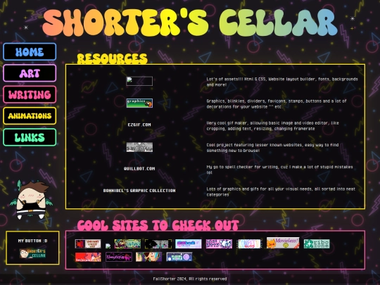 links screenshot