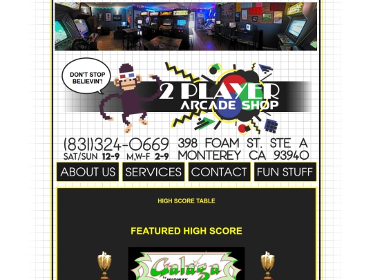 highscoretable screenshot