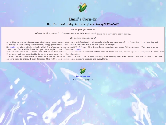 corhy screenshot