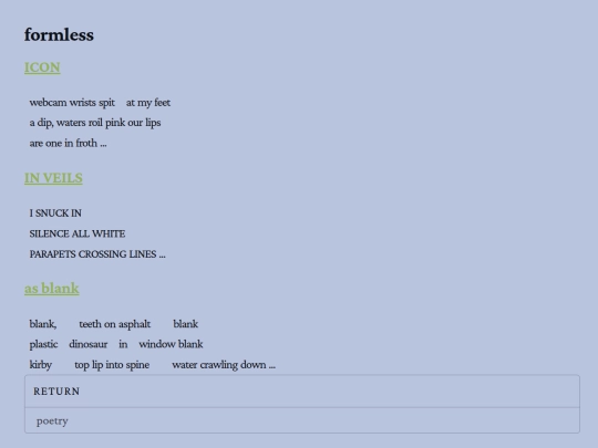 collections/formless screenshot