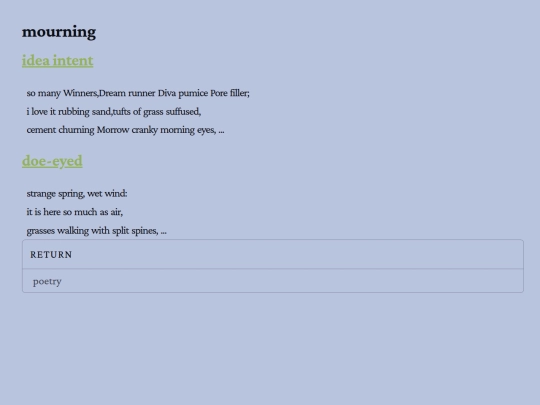 collections/mourning screenshot