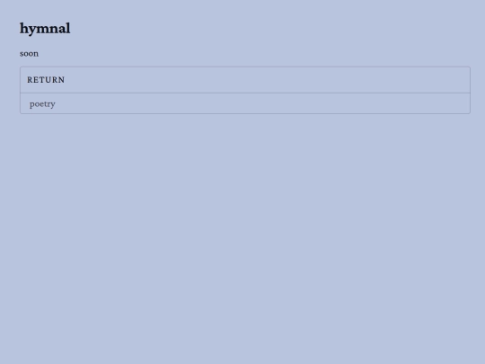 poetry/26-6/hymnal screenshot