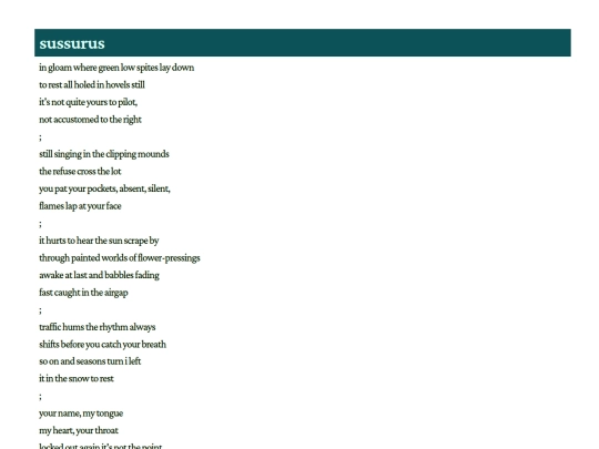 poetry/26-8/sussurus screenshot
