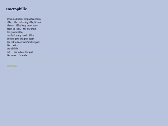 poetry/emetophilic screenshot