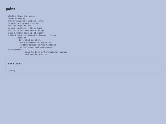 poetry/point screenshot