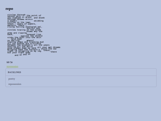 poetry/repo screenshot