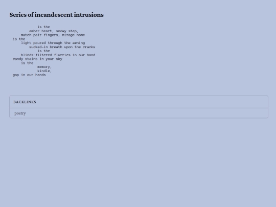 poetry/series-of-incandescent-intrusions screenshot