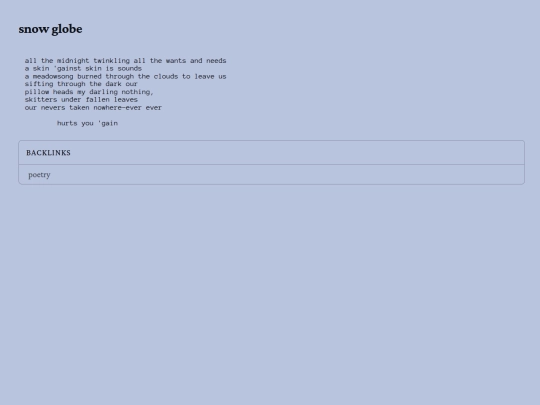 poetry/snow-globe screenshot