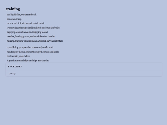 poetry/staining screenshot