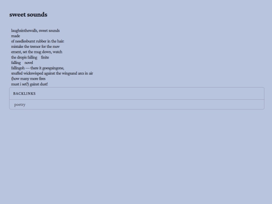 poetry/sweet-sounds screenshot