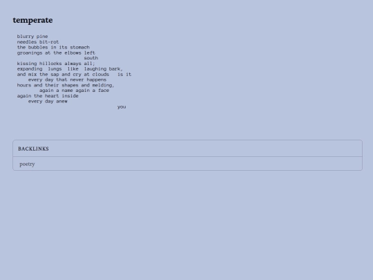 poetry/temperate screenshot