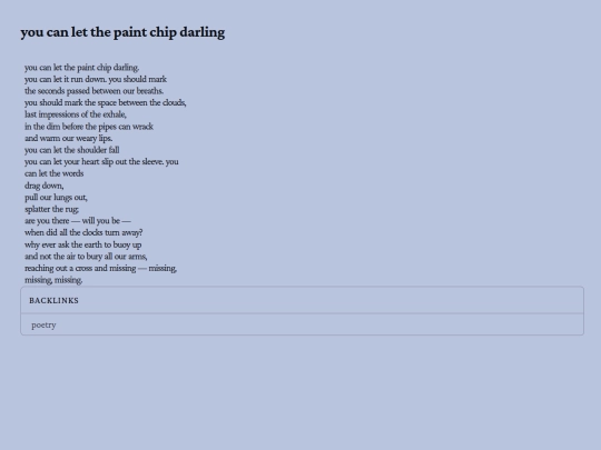 poetry/you-can-let-the-paint-chip-darling screenshot