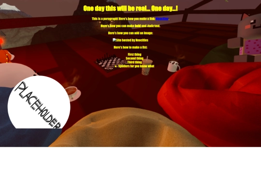 Neocities guide pack/homepage screenshot