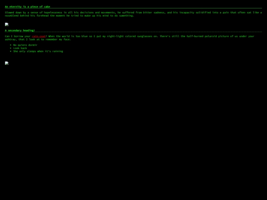 links screenshot