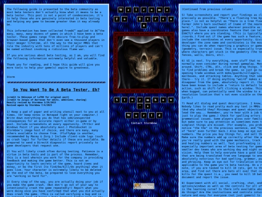 betatesting screenshot
