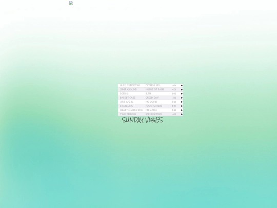 Ginny/novplaylist screenshot