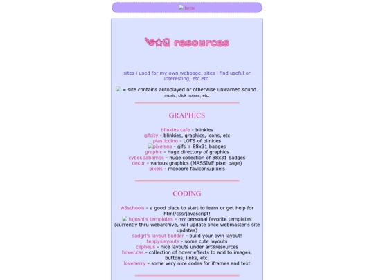 resources screenshot