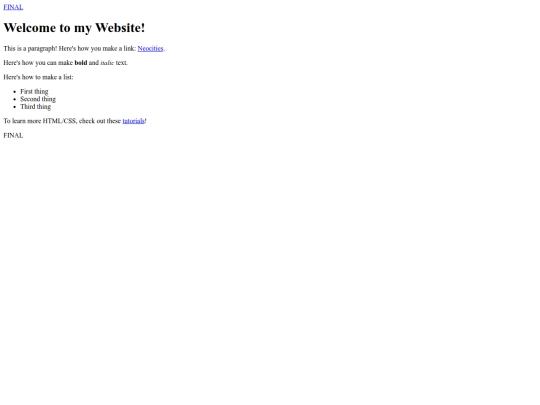 final screenshot