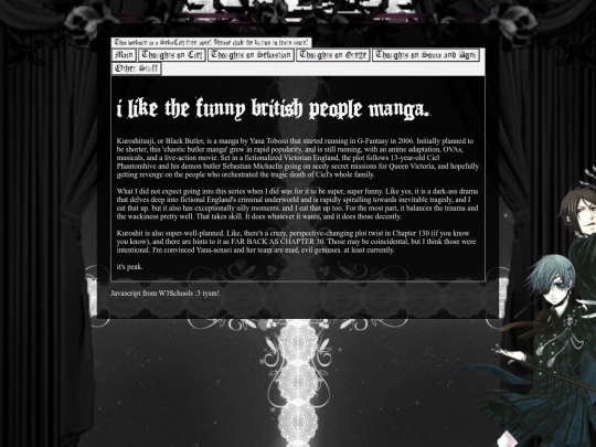 kuroshitsuji screenshot