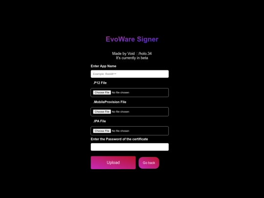services screenshot