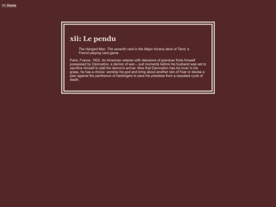 xii le pendu/xiilependu screenshot